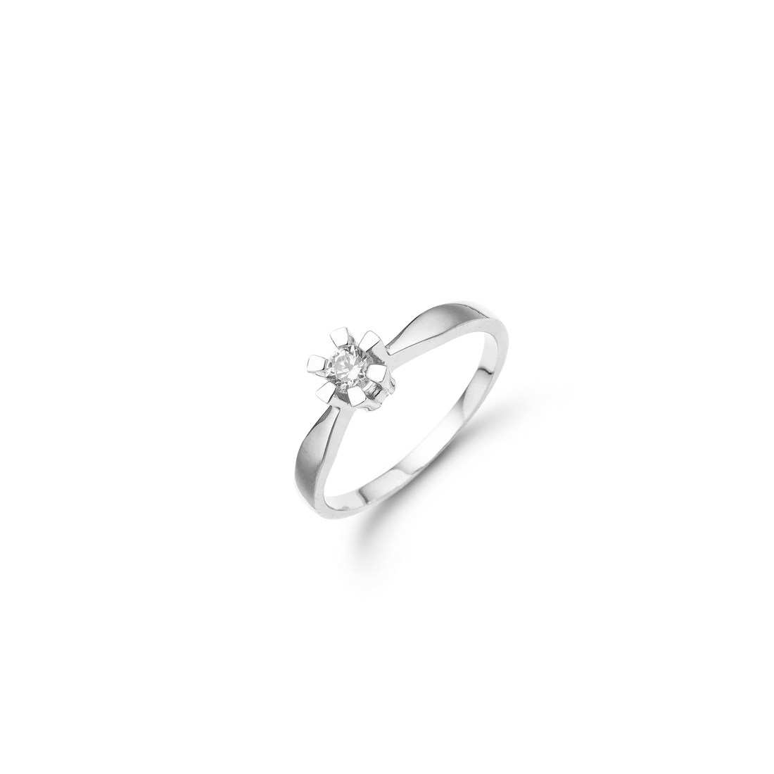 ETERNITY 14KT HV.D.RING 1X0,20CT WSI