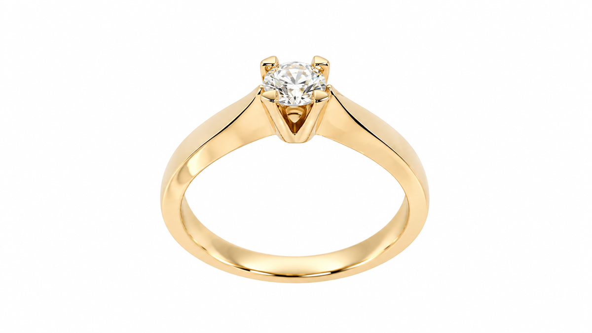 14KT. RING 0,25 W.SI
