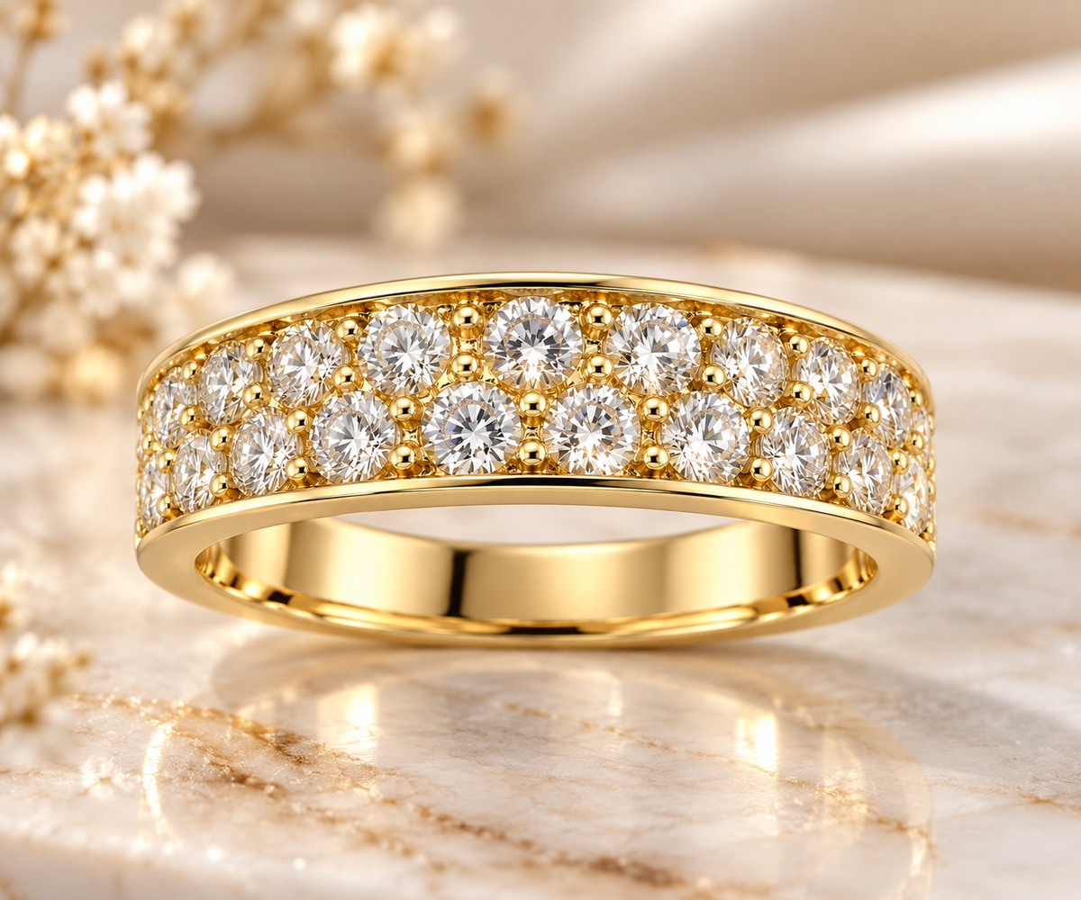 14KT.RING 1,22 W.SI