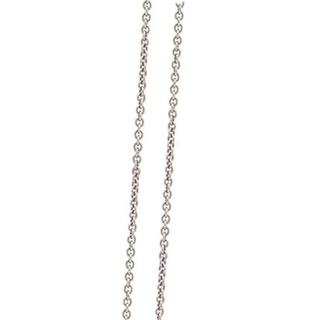 ANCHOR CHAIN 0.5 SILVER - 70CM - RHOD.