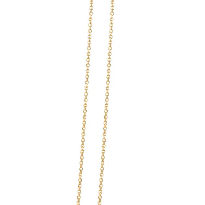 ANCHOR CHAIN 0.4 SILVER - 60 CM - GOLDPLATED