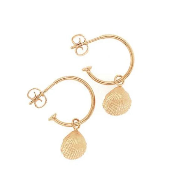 SHELL MINI PENDANT FOR CREOL PER PIECE -GOLDPLATED