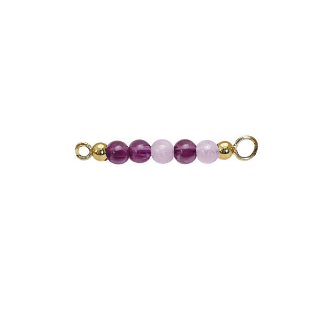 MIX AMETHYST TOP FOR MULTI - GOLDPLATED