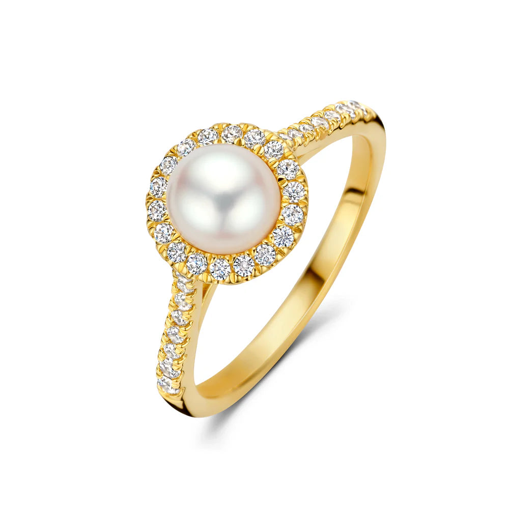 SØLV RING MALIBU PEARL