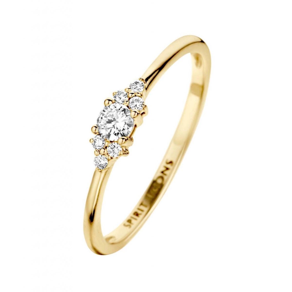 S.ICON 14KT.RING 0,16CT VIDA