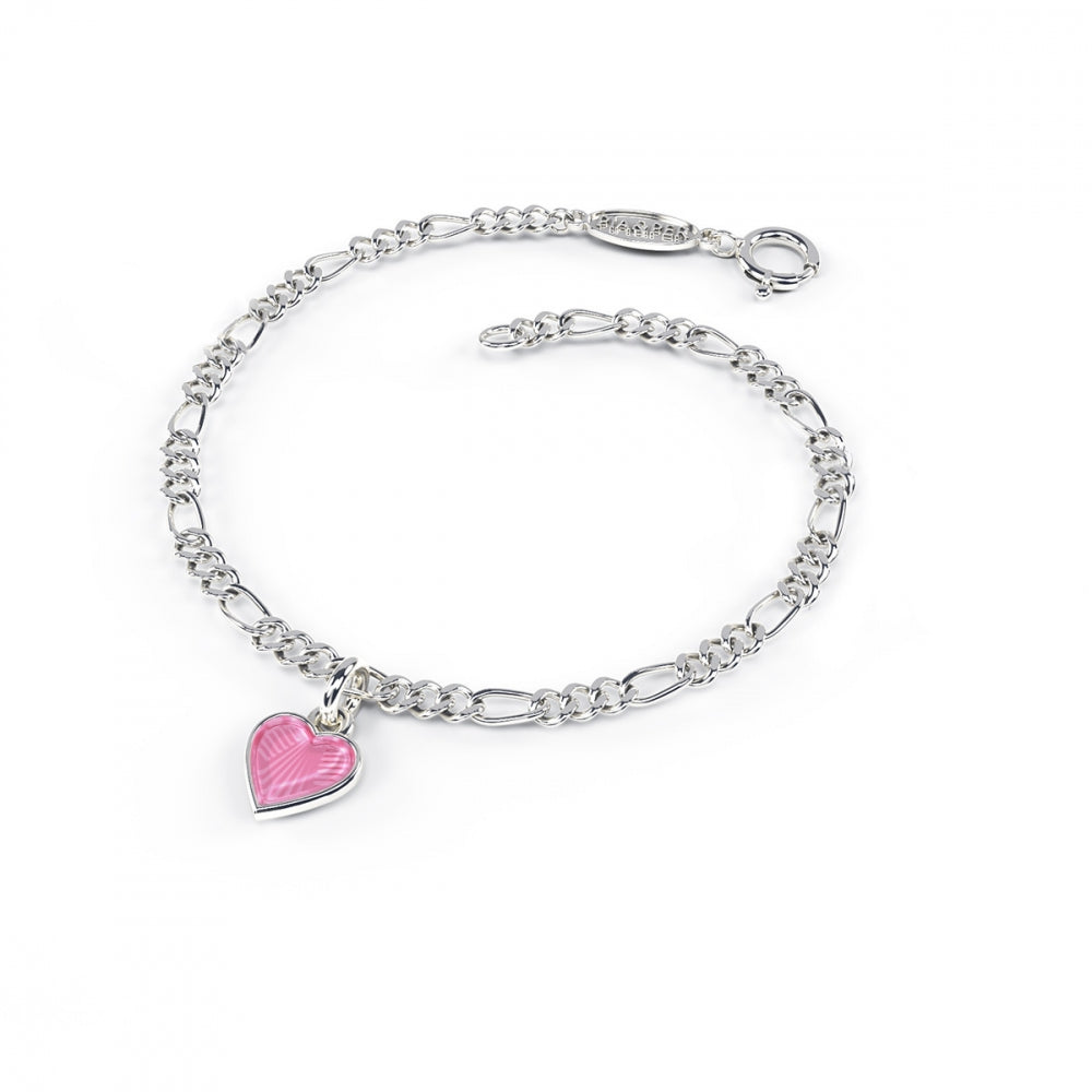 SØLV BØRNEARMB M. HJERTE LYSERØD