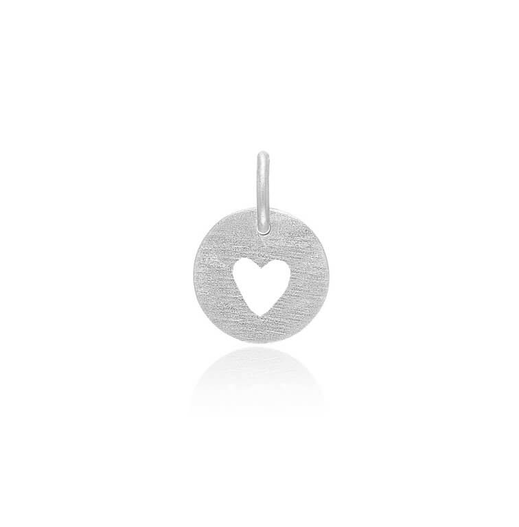 Frk Lisberg Heart Sterling Sølv Vedhæng 5786-925