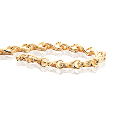 SCROUPLES 14KT GULD ARMBÅND MED RUSTIKKE LED