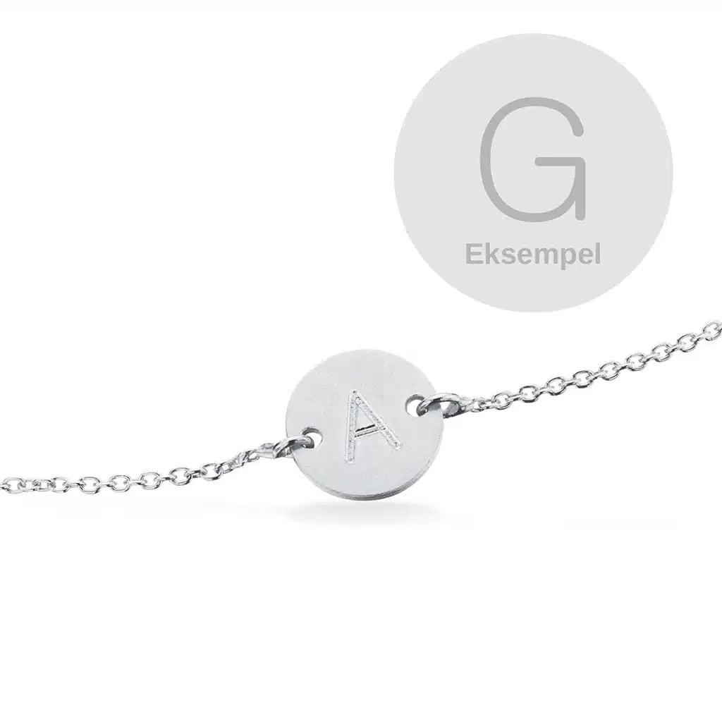 #TAGME RUND G SØLV M/KÆDE 17CM