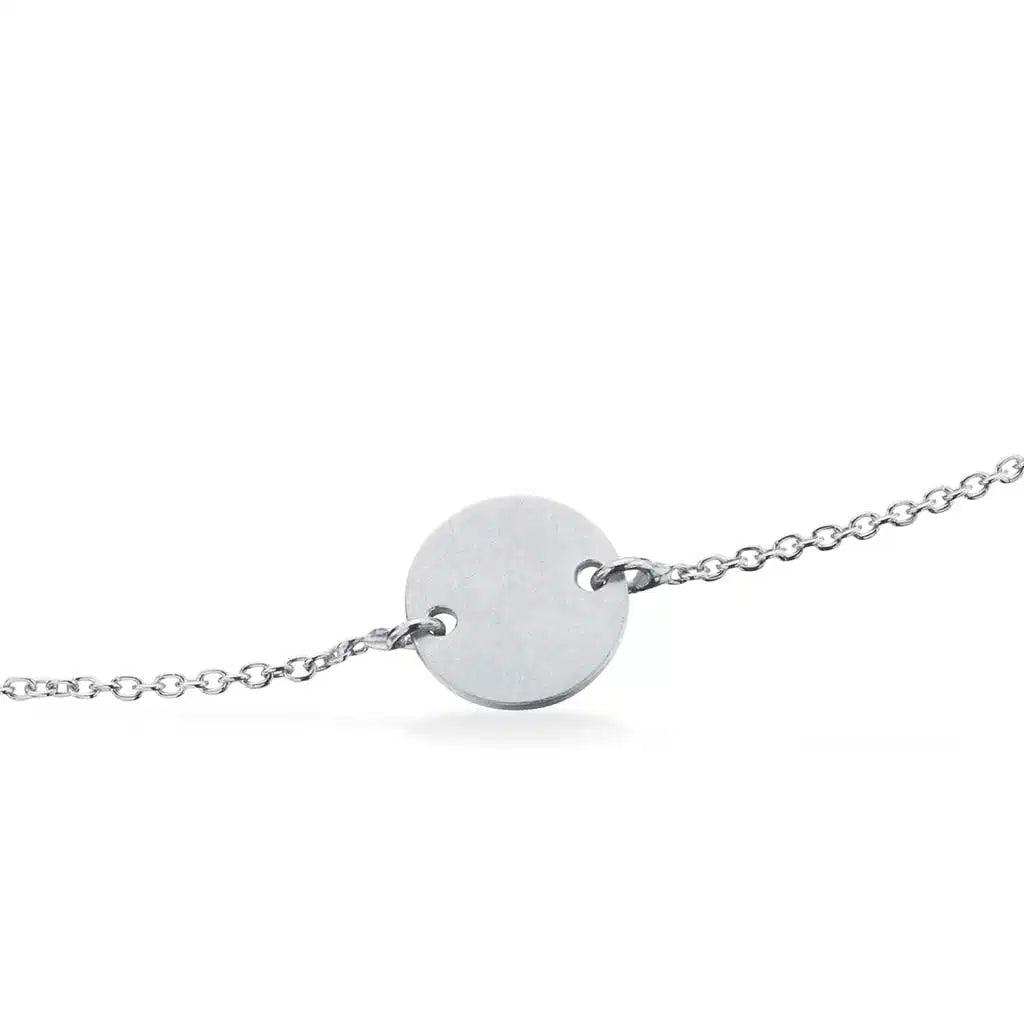 #TAGME RUND 10 MM TIL GRAV. SØLV M/KÆDE 17CM