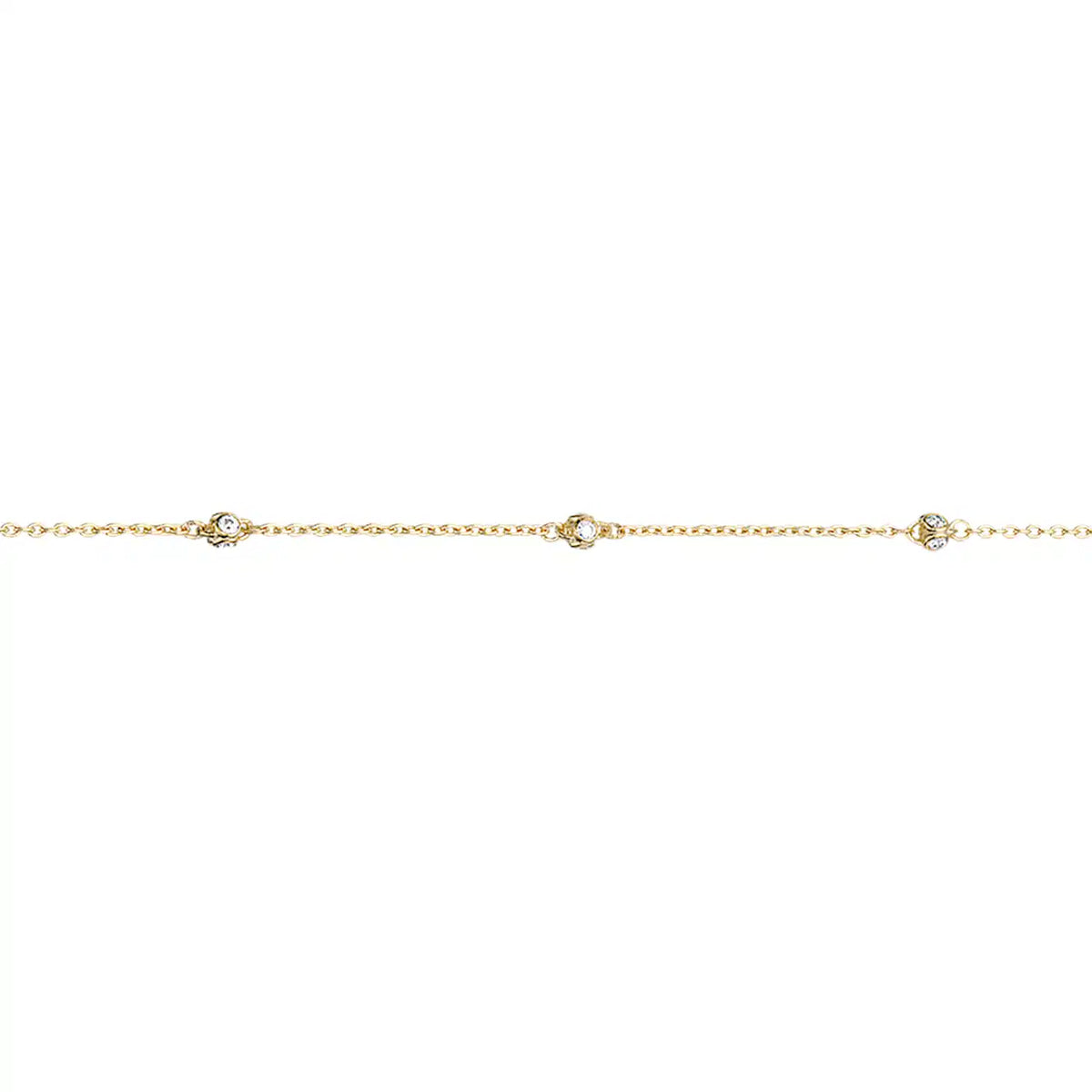 ARMBÅND SYN. CUBIC ZIR. 8 KT.