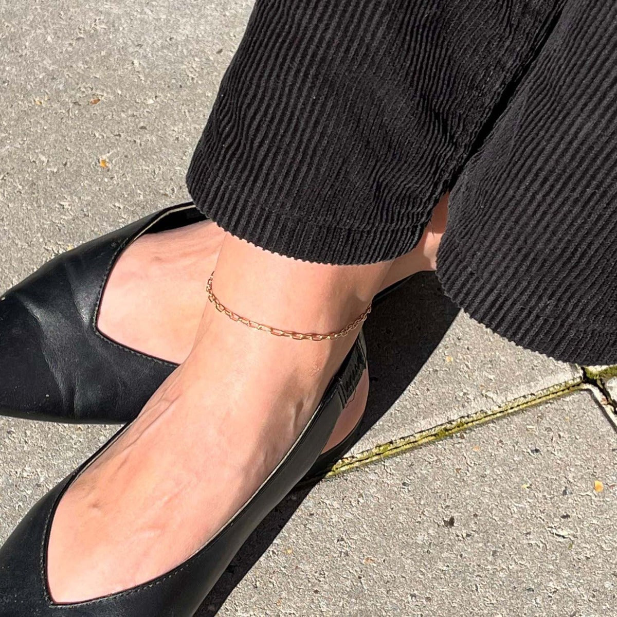 Scrouples Ankelkæde i 8 Karat Guld 6362,23