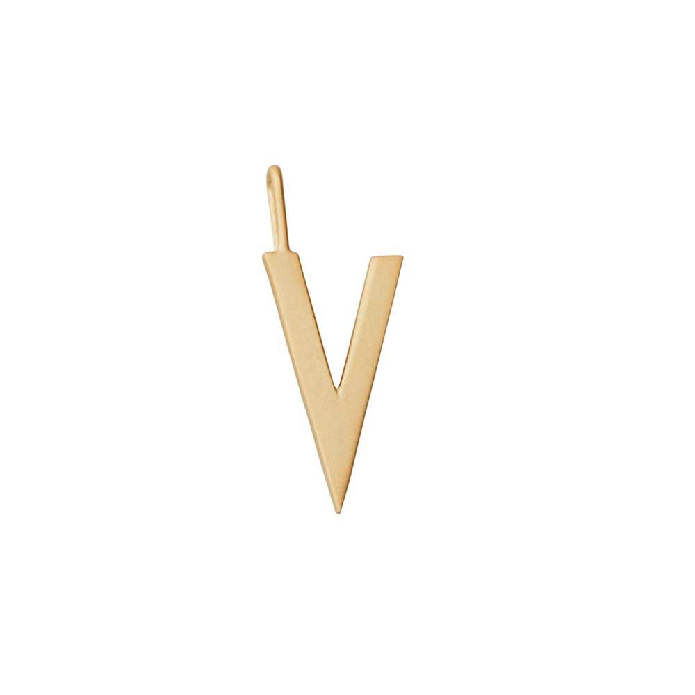 Design Letters, Vedhæng, 16 mm, Forgyldt