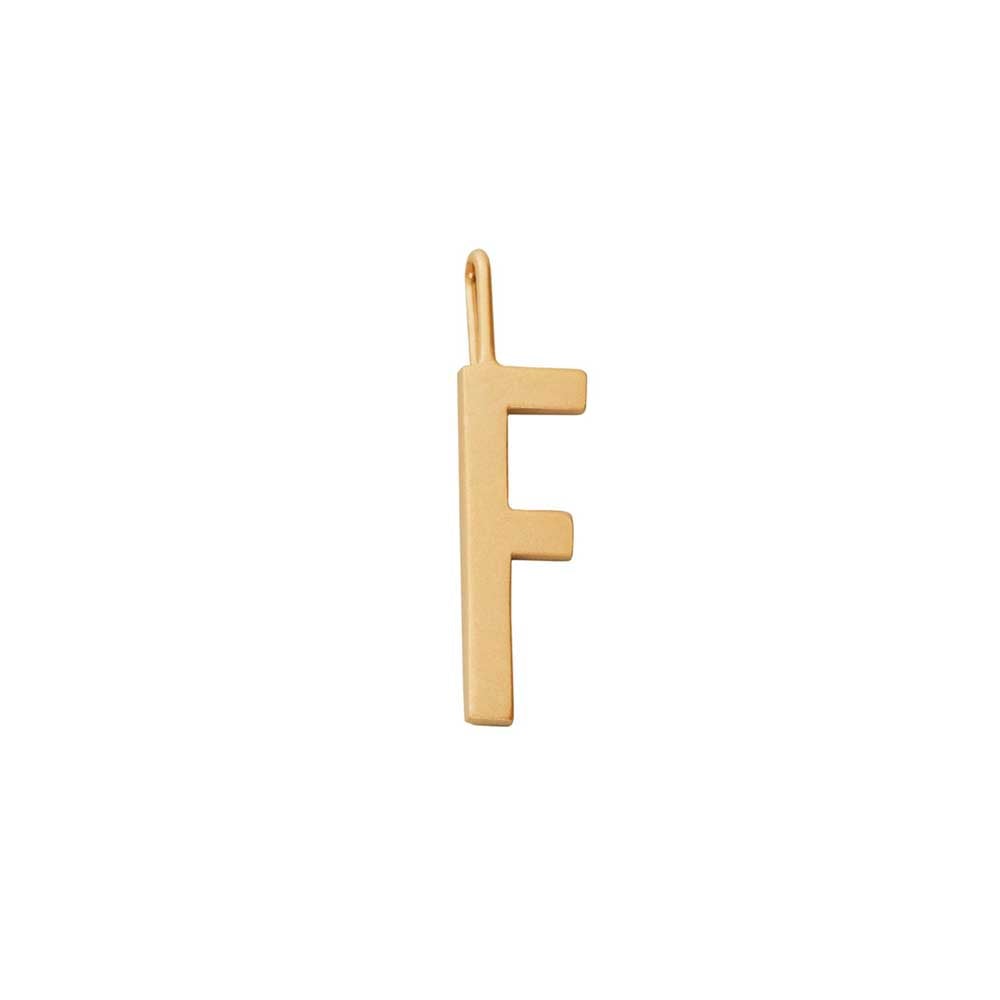 Design Letters, Vedhæng, 16 mm, Forgyldt