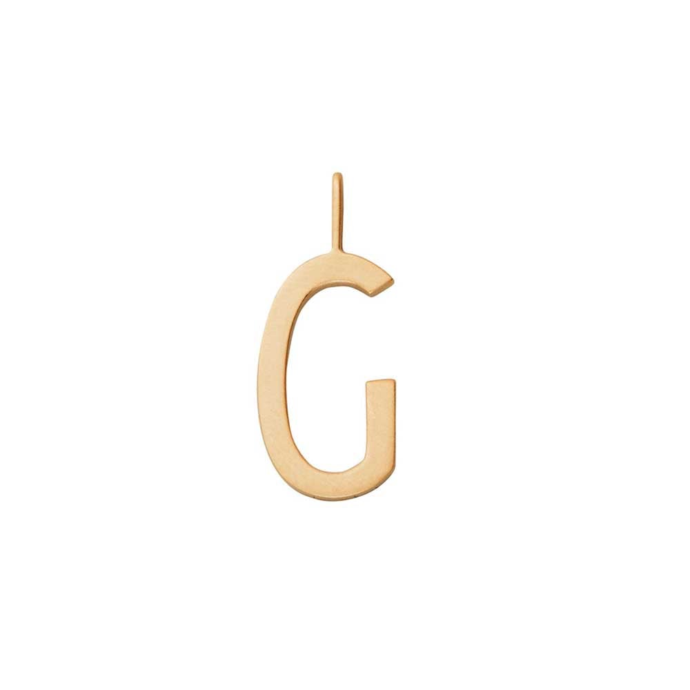 Design Letters, Vedhæng, 16 mm, Forgyldt