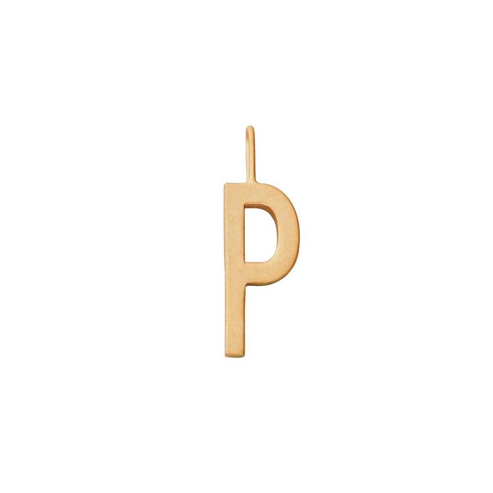 Design Letters, Vedhæng, 16 mm, Forgyldt