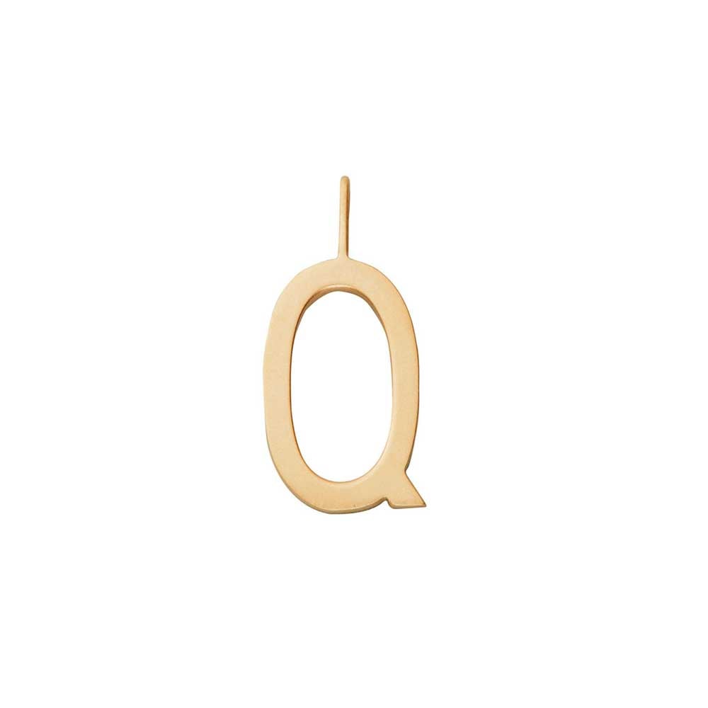 Design Letters, Vedhæng, 16 mm, Forgyldt