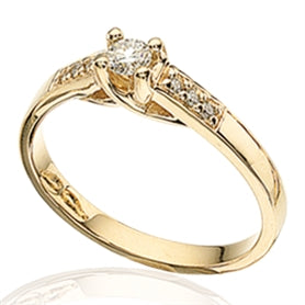 SCROUPLES 14 KT. GULDRING 0,24 W.SI