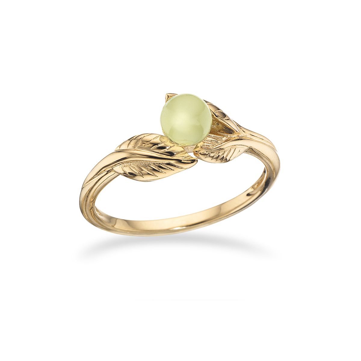 PRIMAVERA RING GRØN CALCEDON 14 KT.