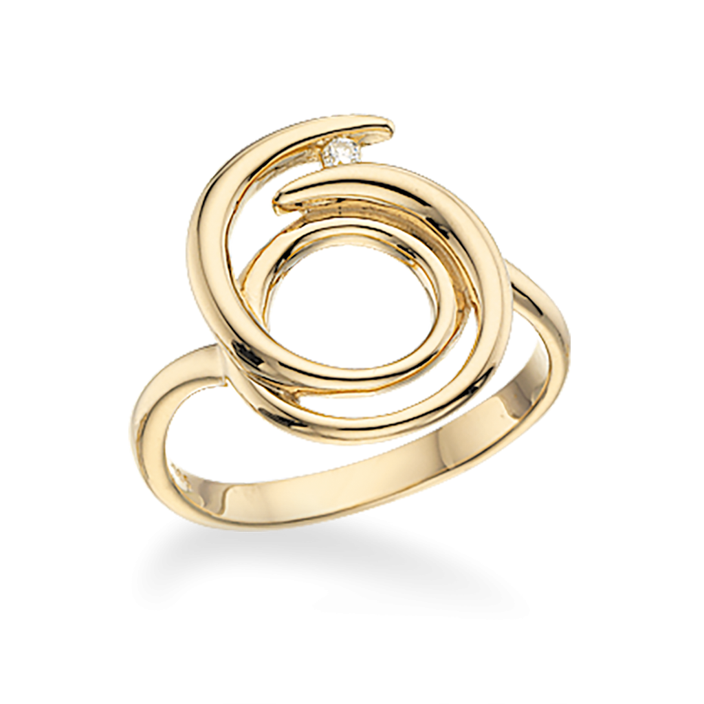 RING 0,027 H-W/SI 14 KT
