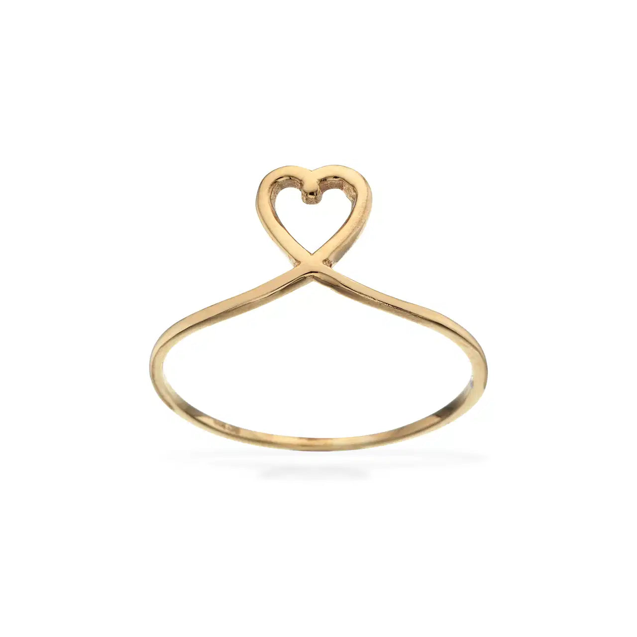 RING HJERTE 8 KT.