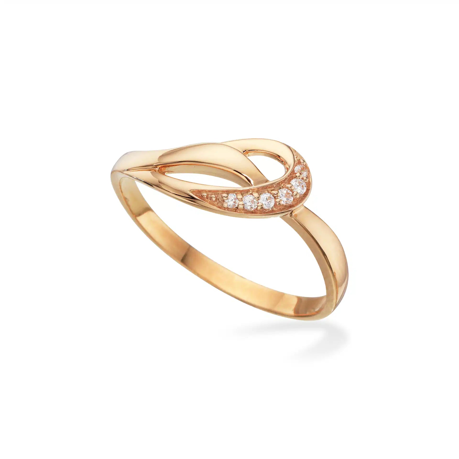 RING CUBIC ZIR. 8 KT.