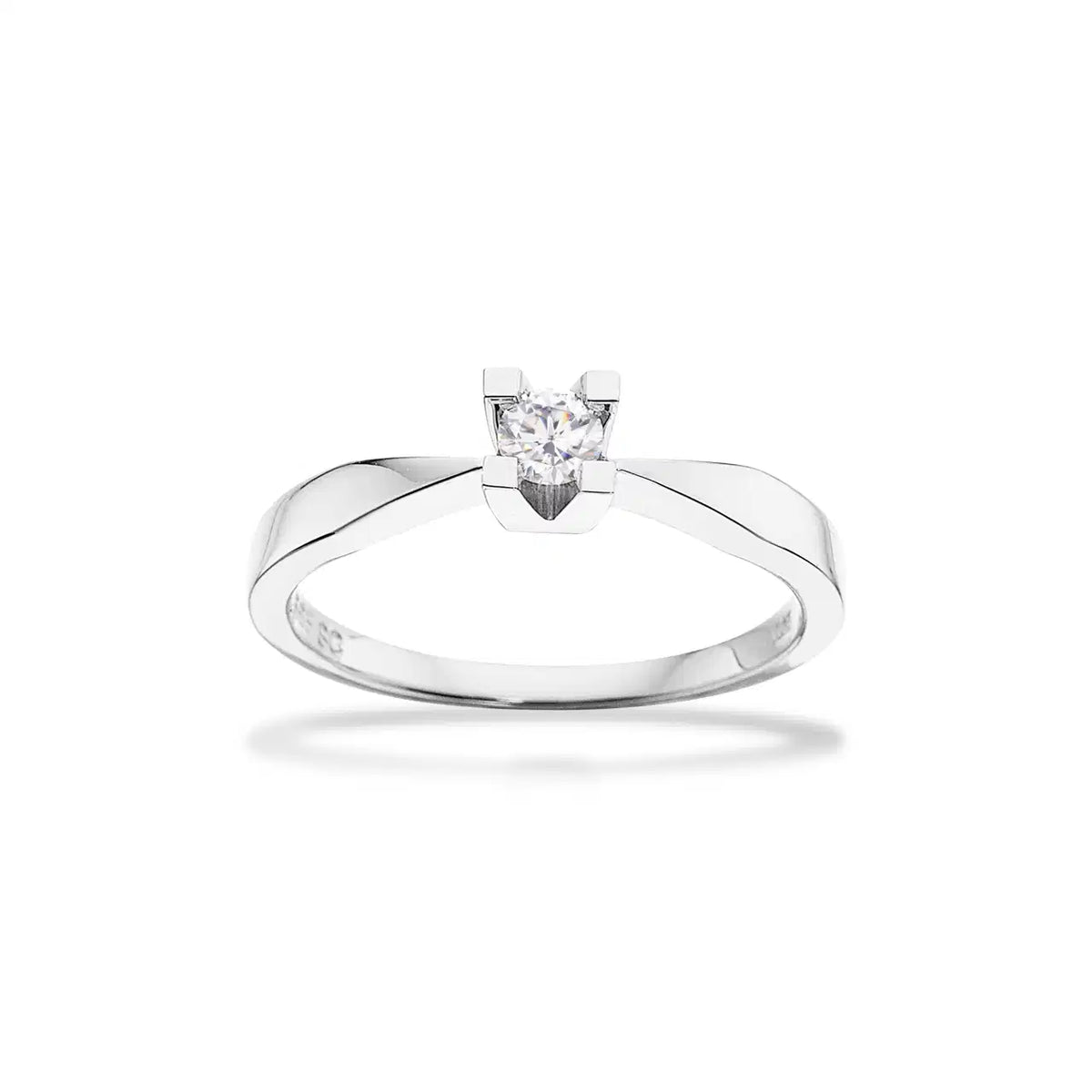 KLEOPATRA RING 0,15 H-W/SI 8 KT