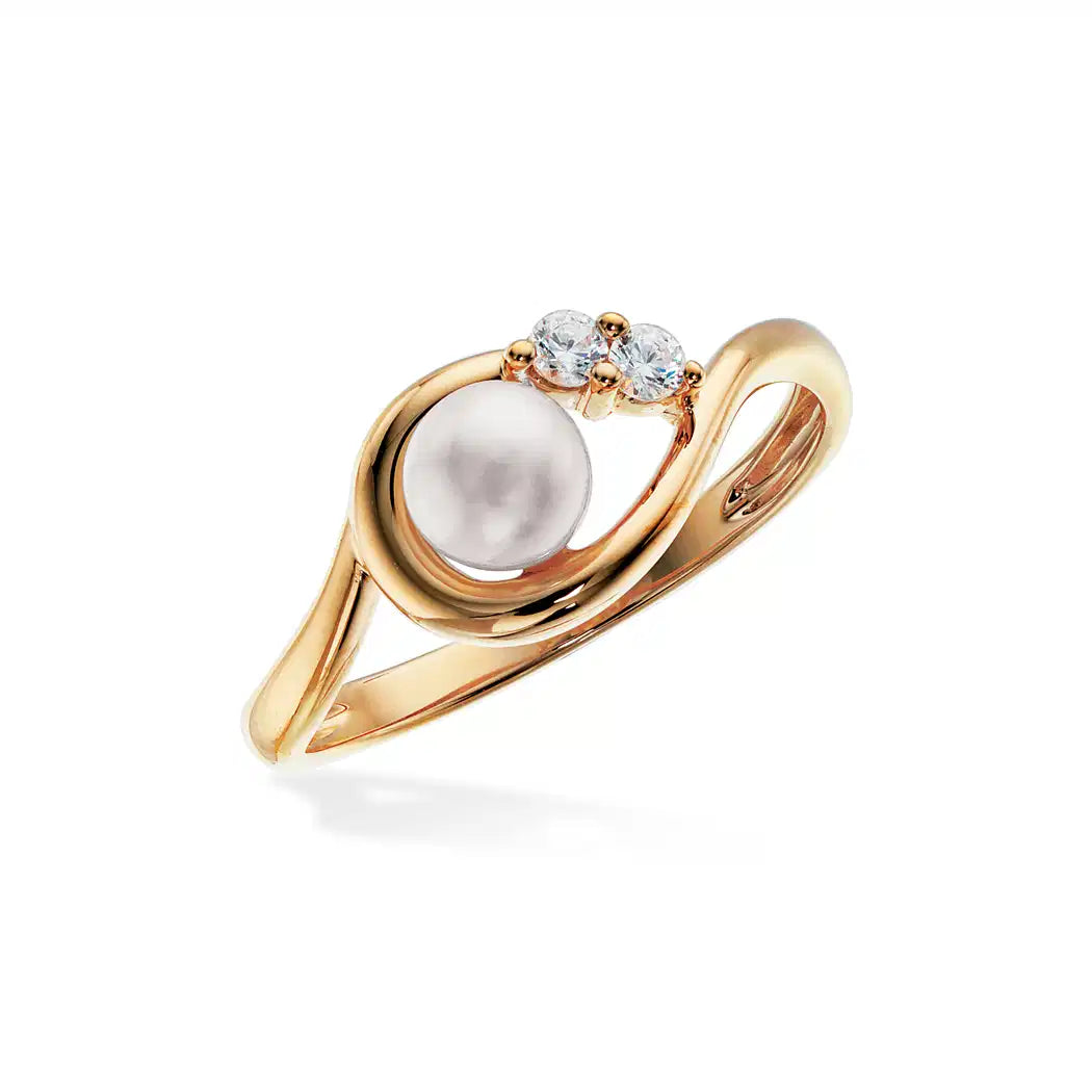 RING FKP. CUBIC ZIR. 8 KT.