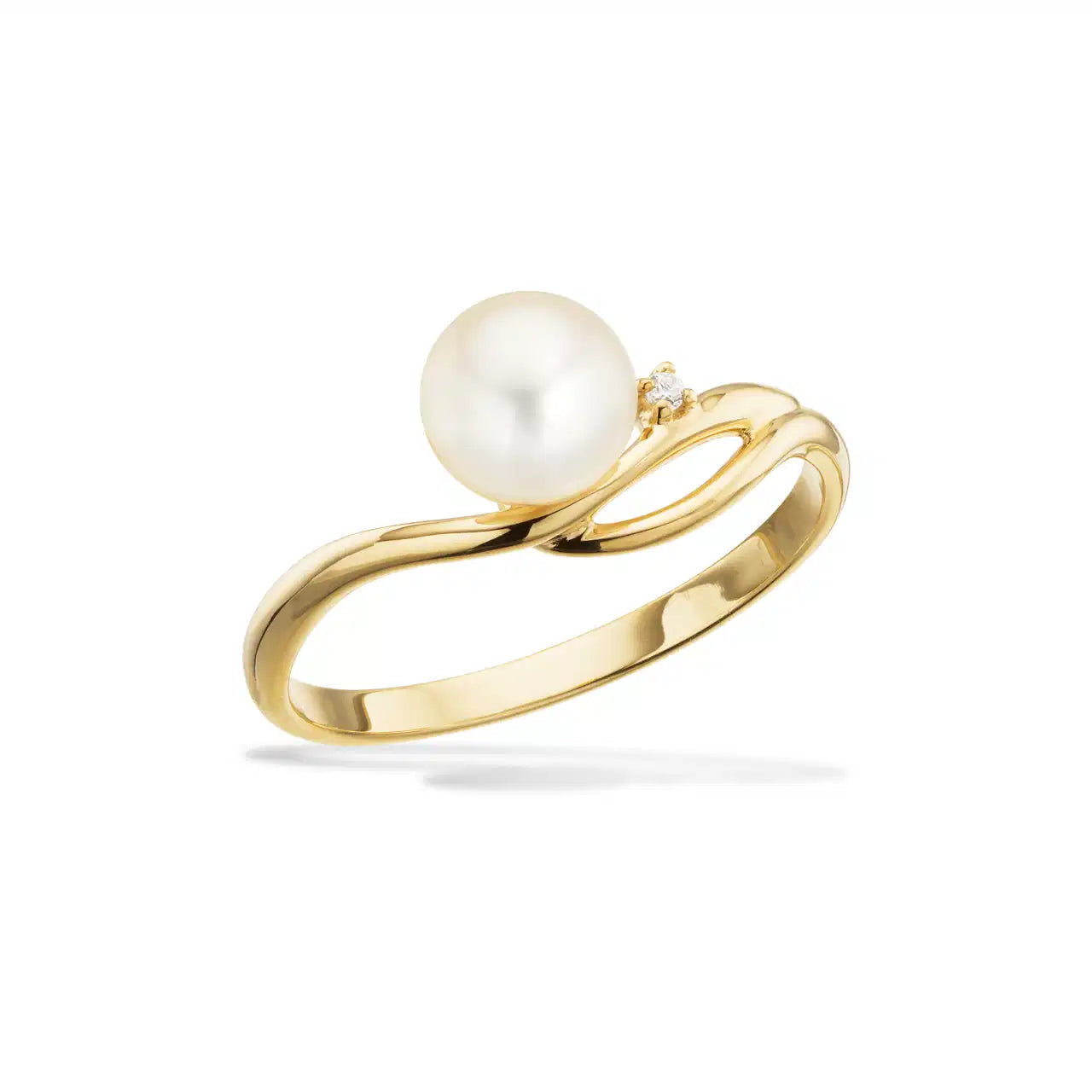 RING FKP./CUBIC ZIR. 8 KT.