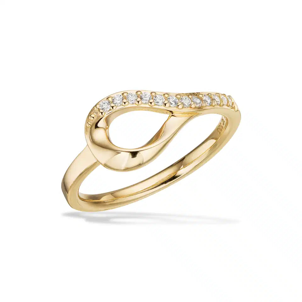RING CUBIC ZIR. 8 KT.
