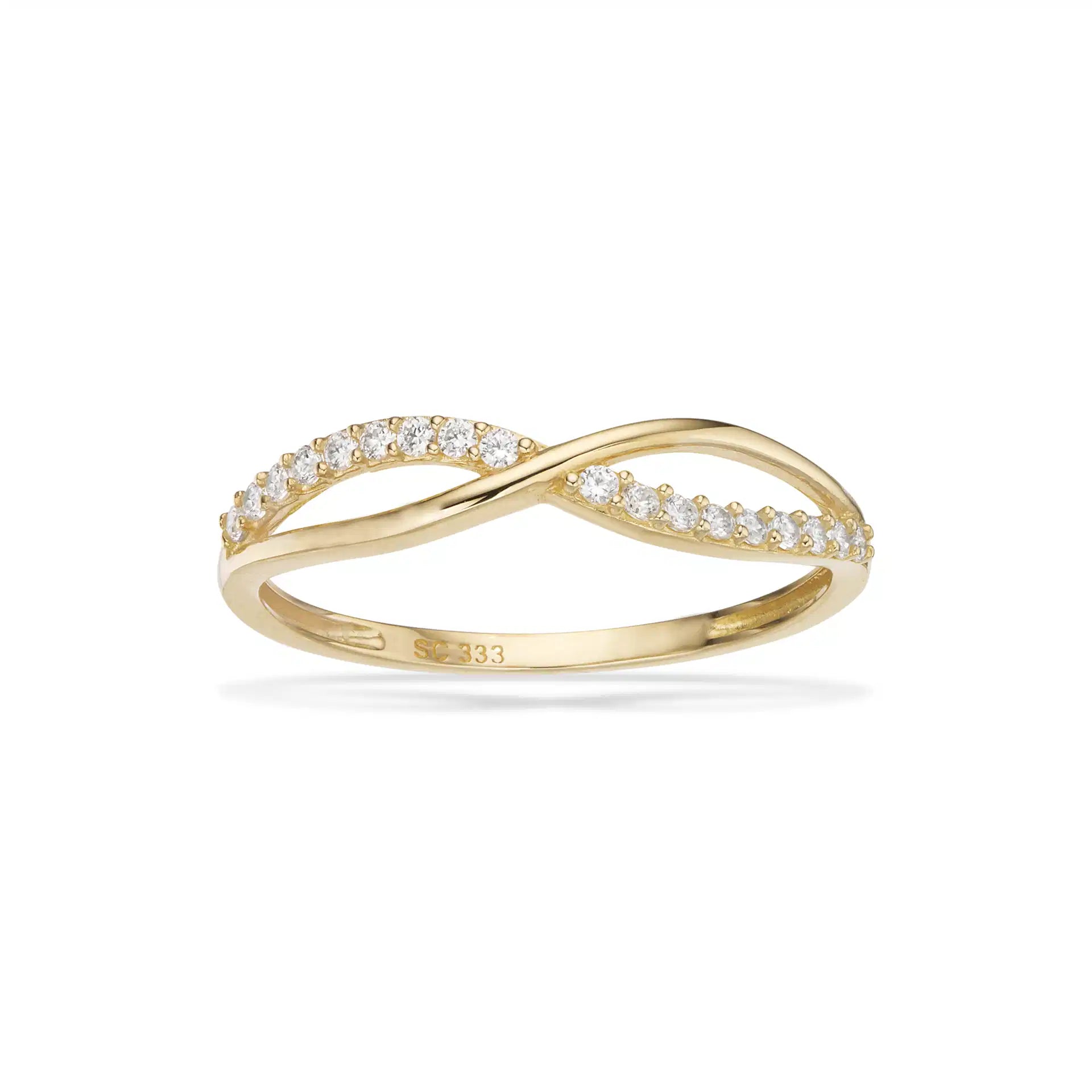 RING CUBIC ZIR. 8 KT.