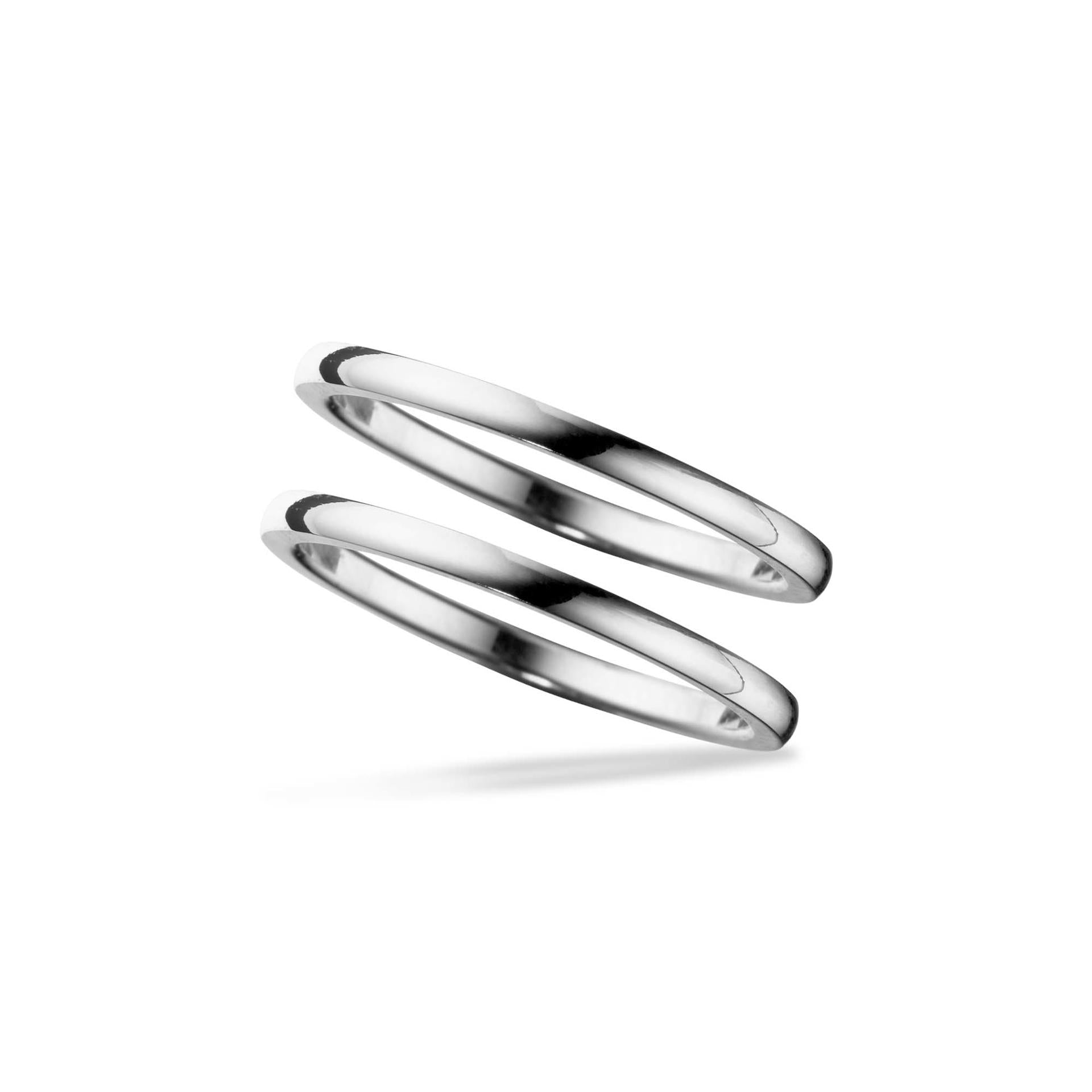 GARDER-RINGE 14 KT. HVID