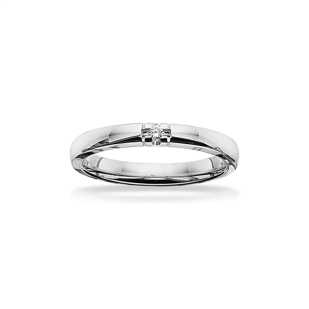 GRACE RING 14KT.HV 1X0,03 H-W/SI
