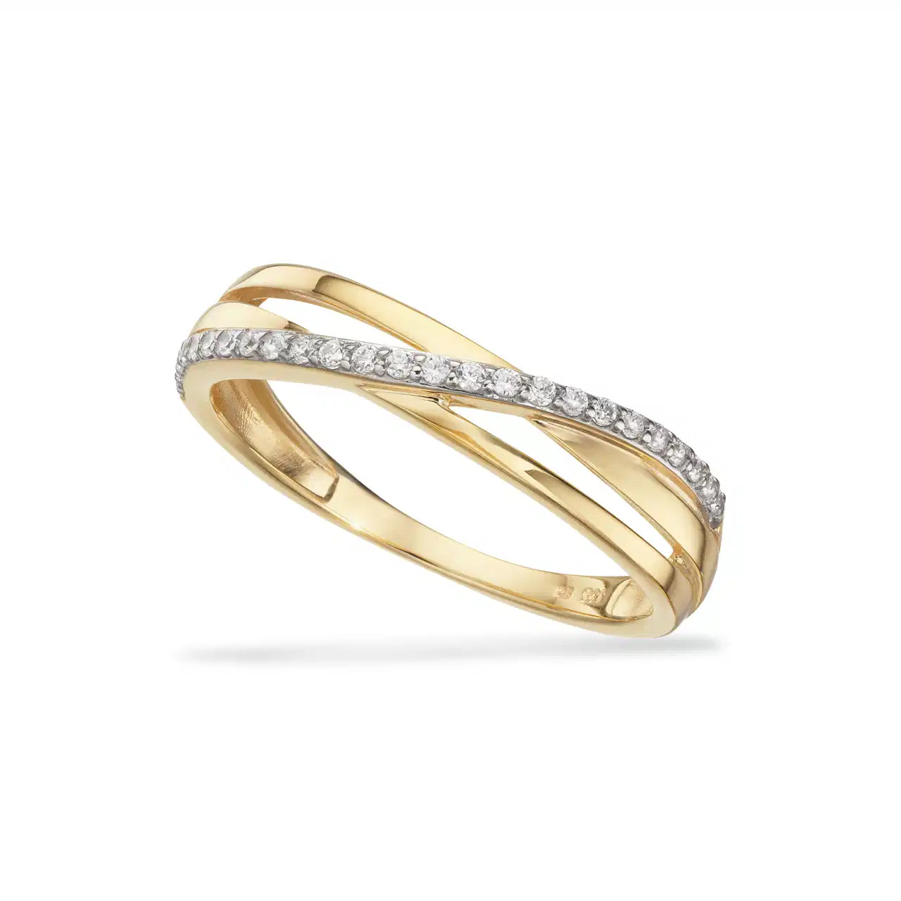 RING CUBIC ZIR. 8 KT.