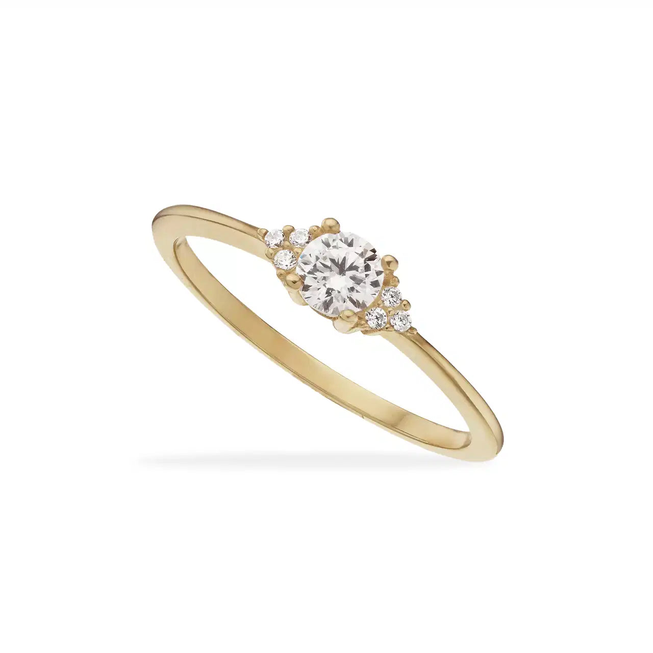 RING CUBIC ZIR. 8 KT.