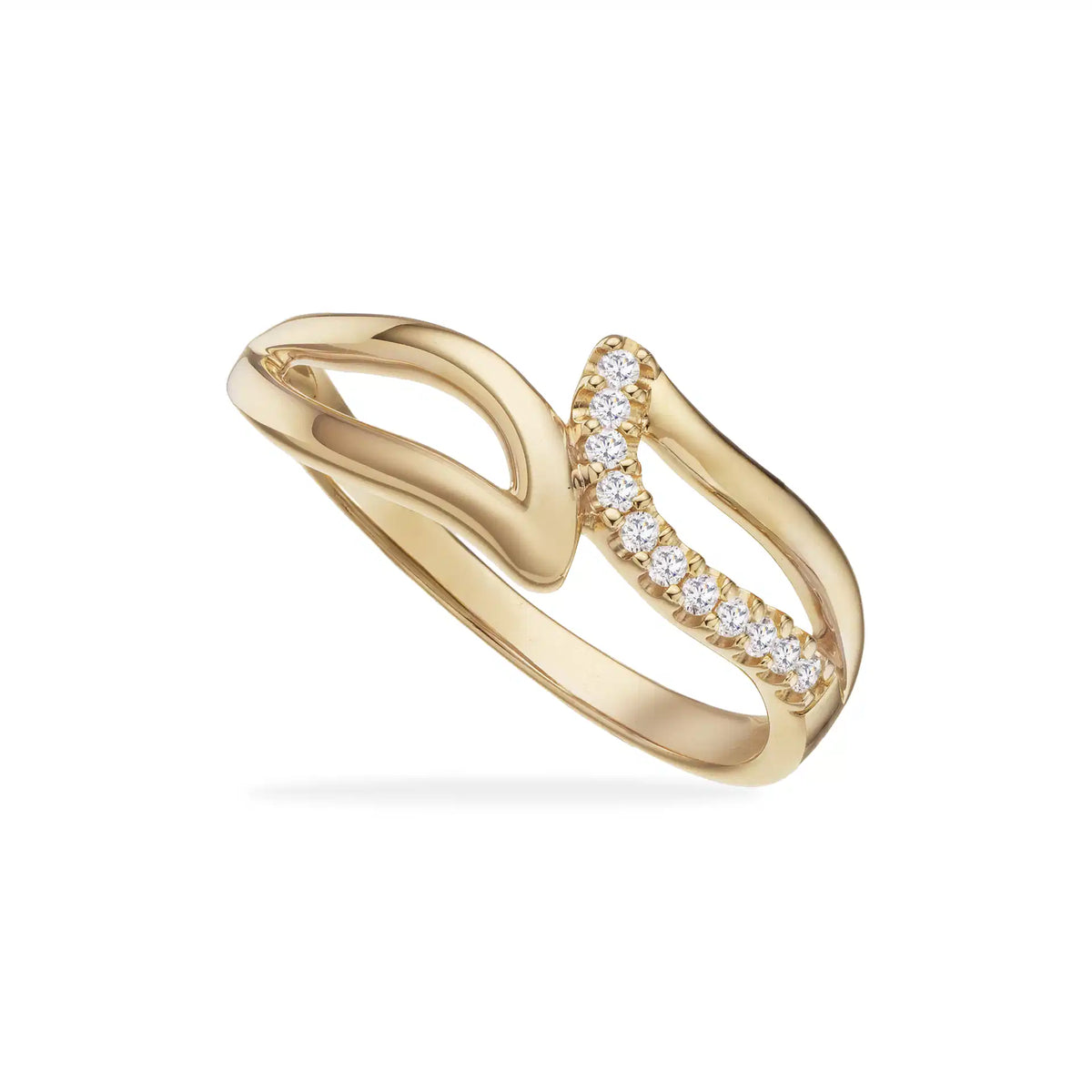 RING CUBIC ZIR. 8 KT.