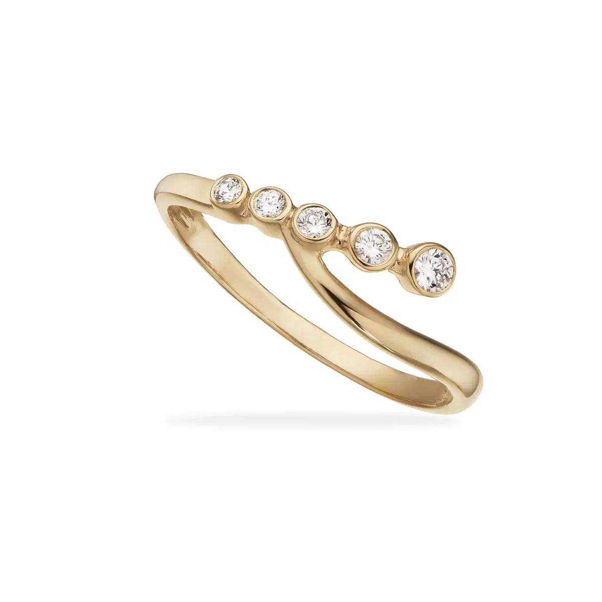 RING CUBIC ZIR. 8 KT.