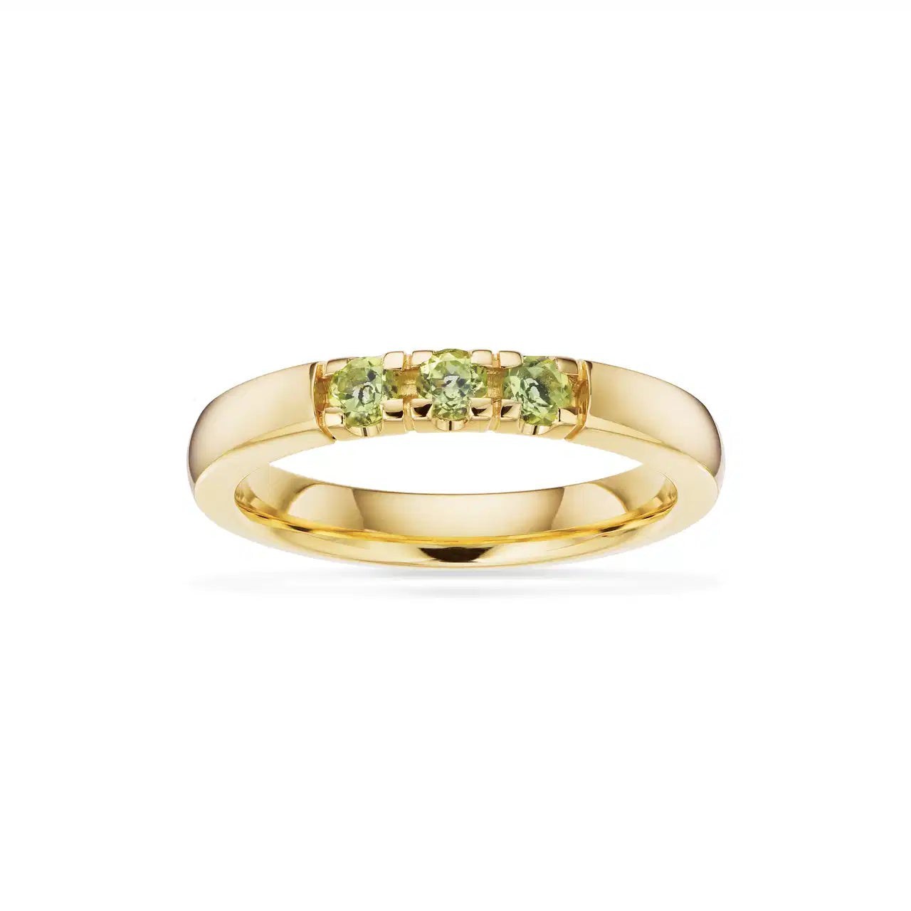 GRACE RING 14 KT. RD. 3X0,07 PERIDOT