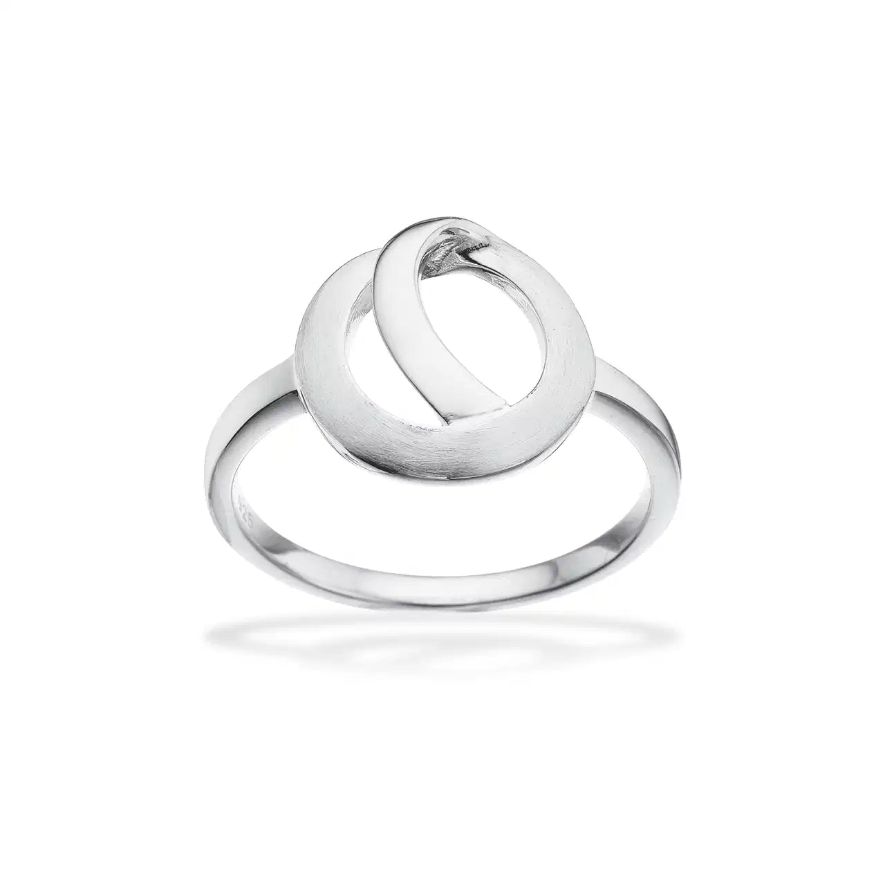 RING MAT/BLANK SØLV