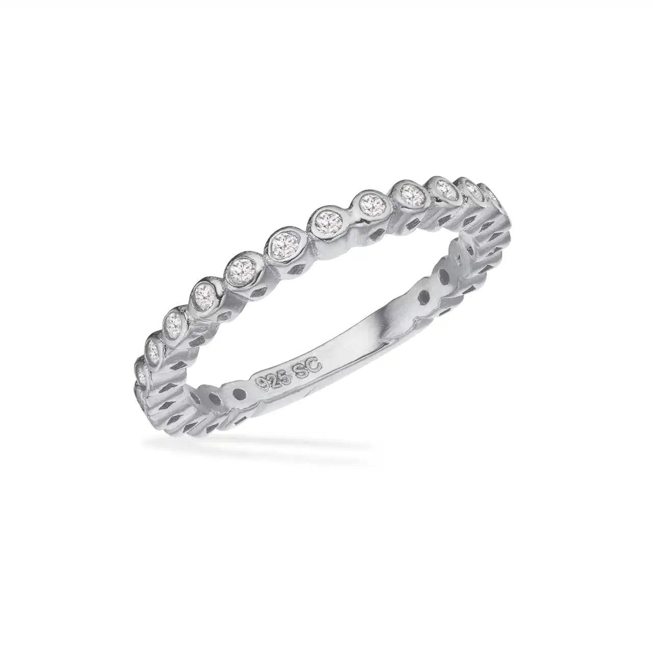 SOHO RING CUBIC ZIR. SØLV RH.