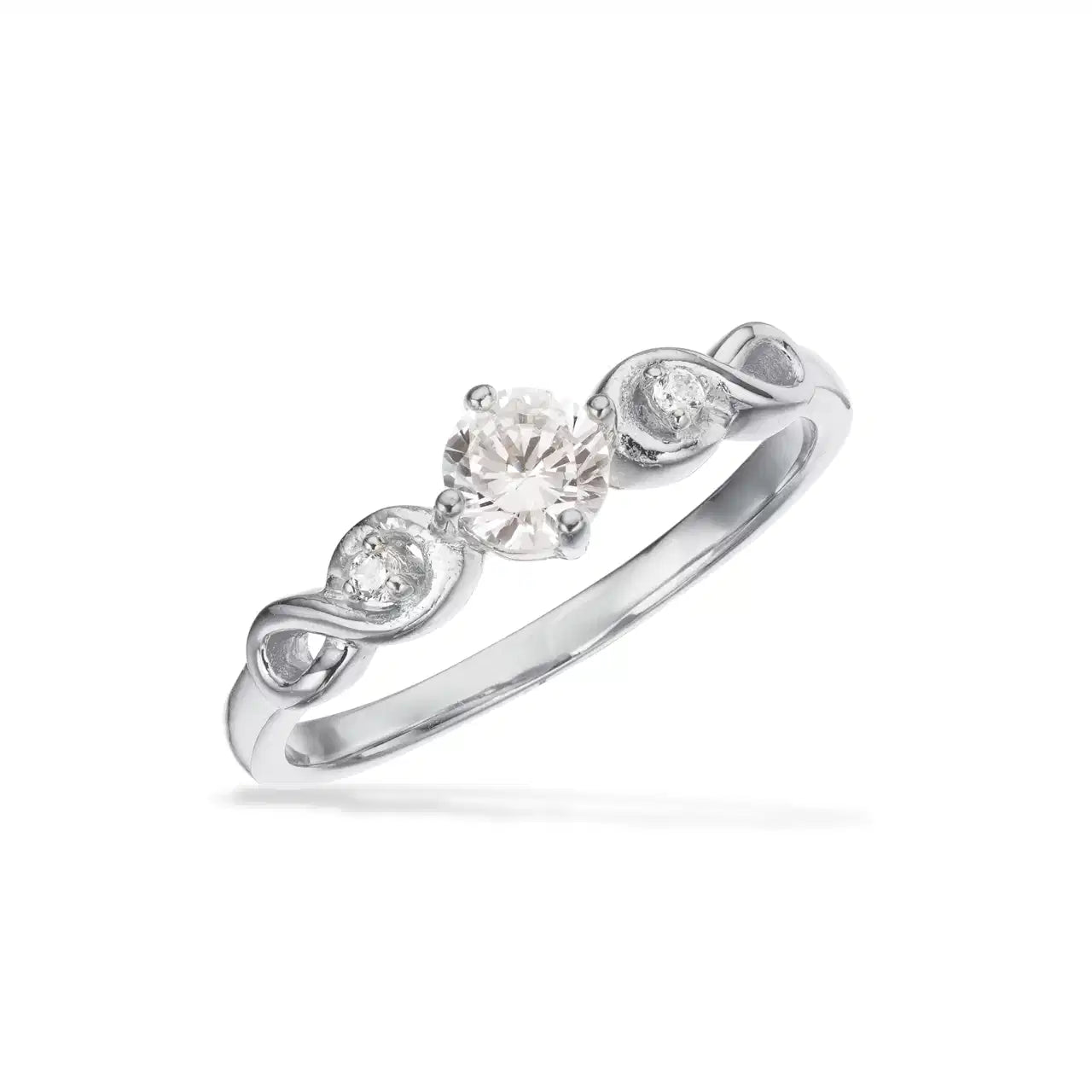 SOHO RING CUBIC ZIR. SØLV RH.
