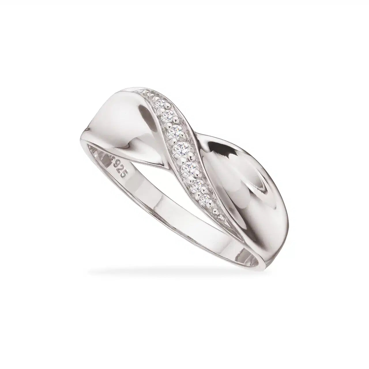SOHO RING CUBIC ZIR. SØLV RH.