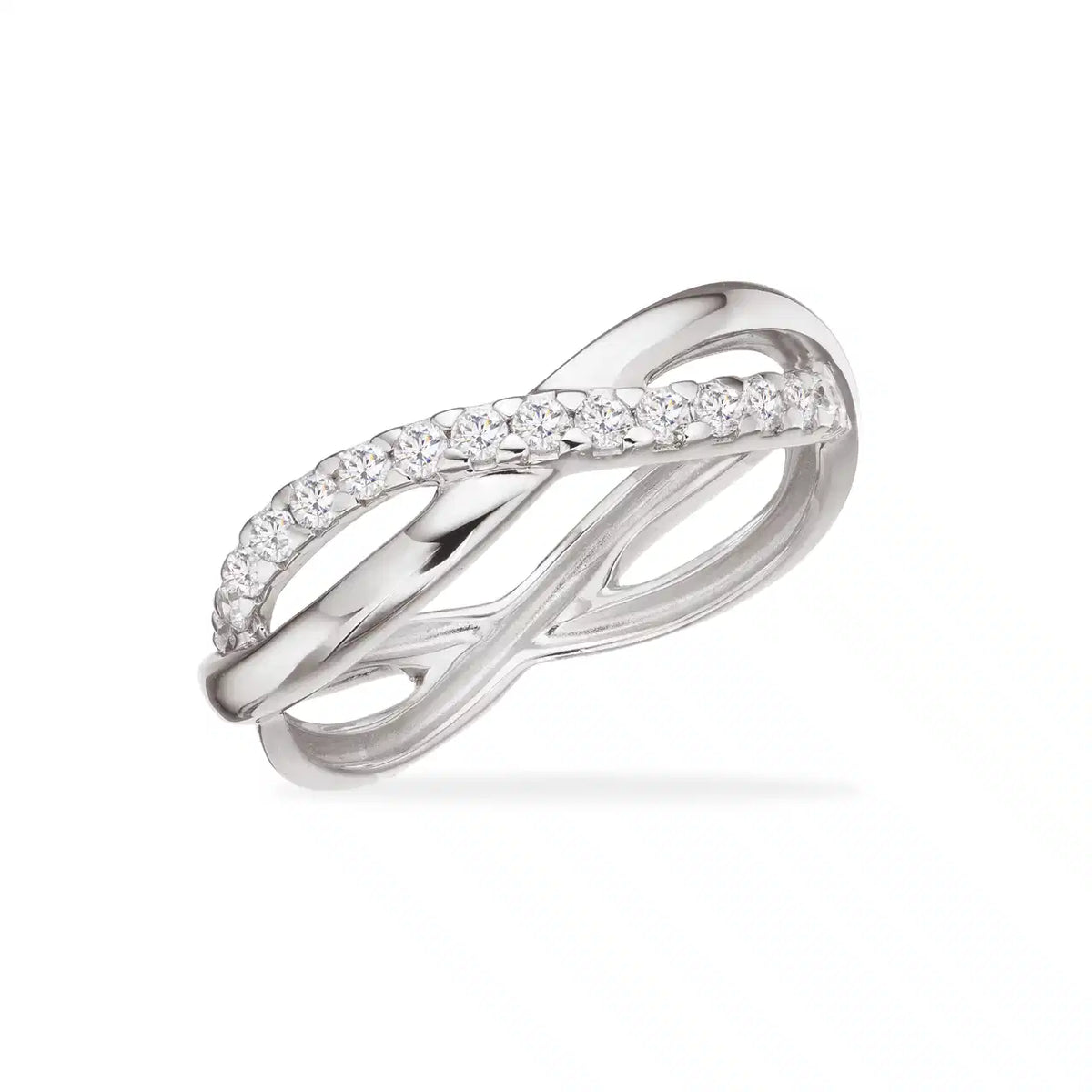 SOHO RING CUBIC ZIR. SØLV RH.