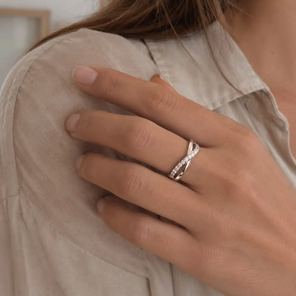 SOHO RING CUBIC ZIR. SØLV RH.
