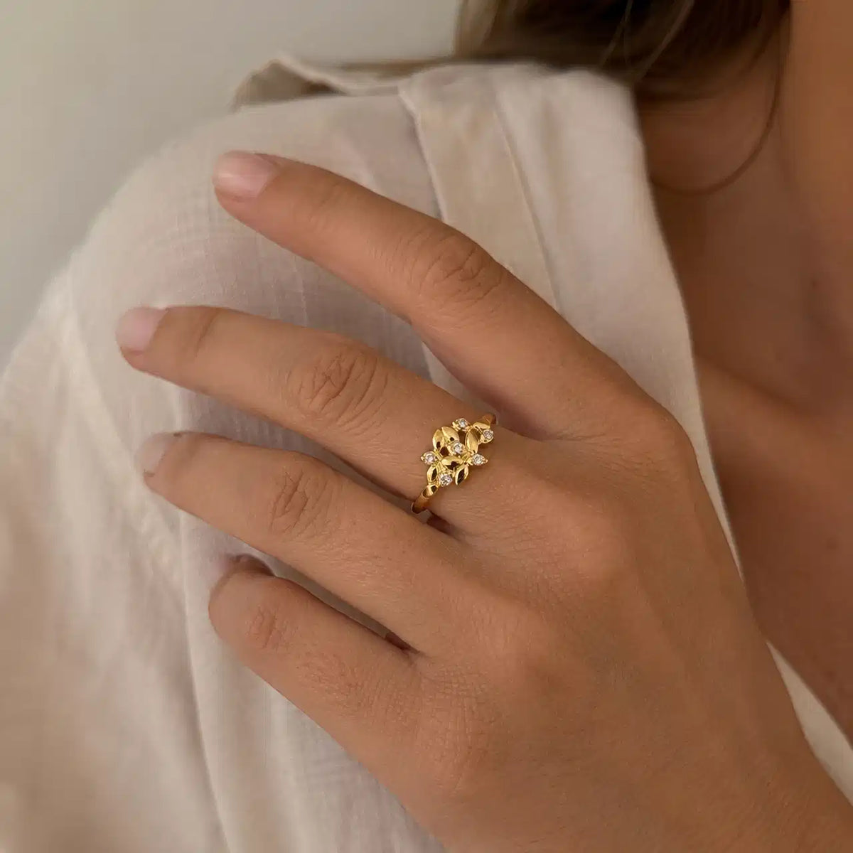 RING CUBIC ZIR. SØLV FG.