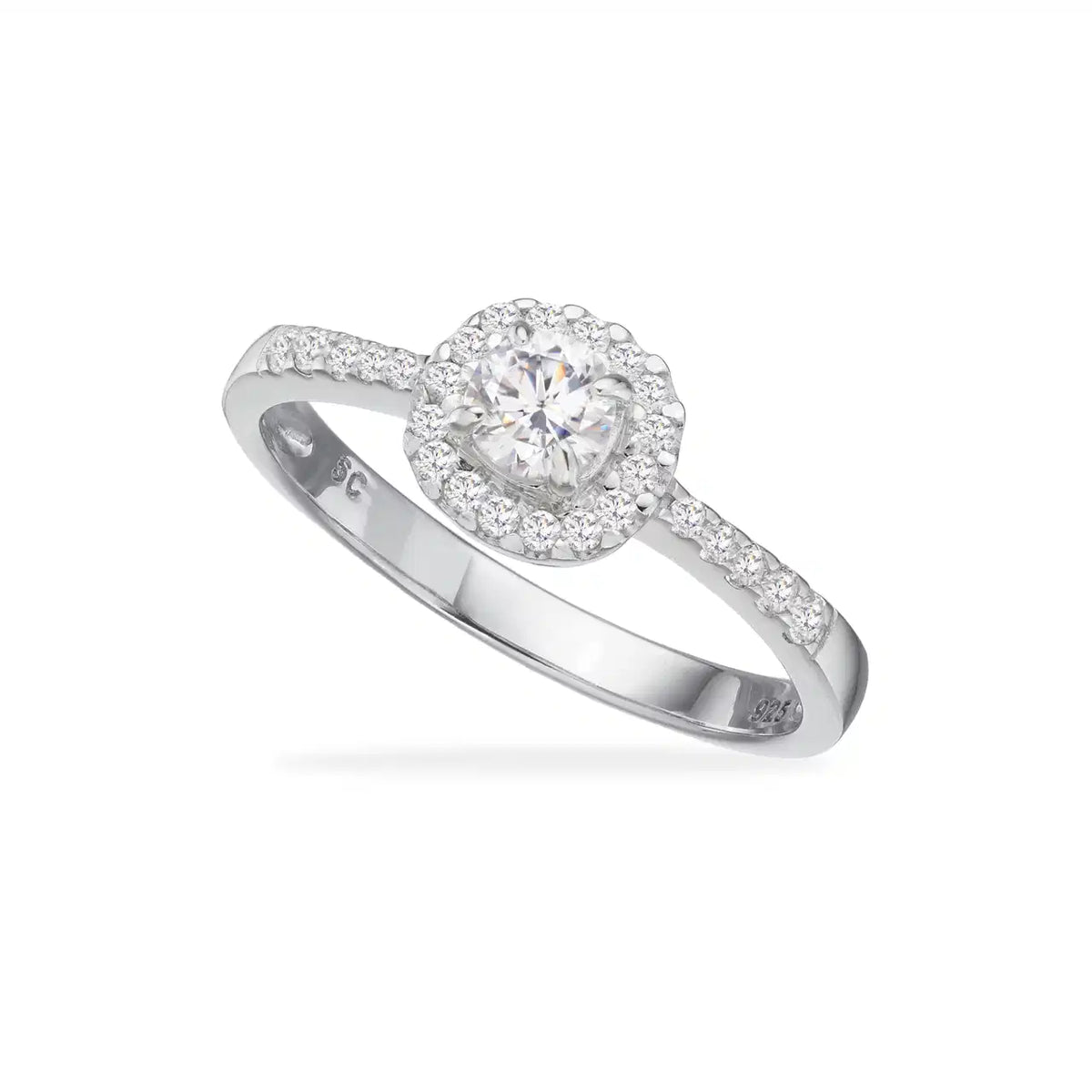 SOHO RING CUBIC ZIR. SØLV RH.