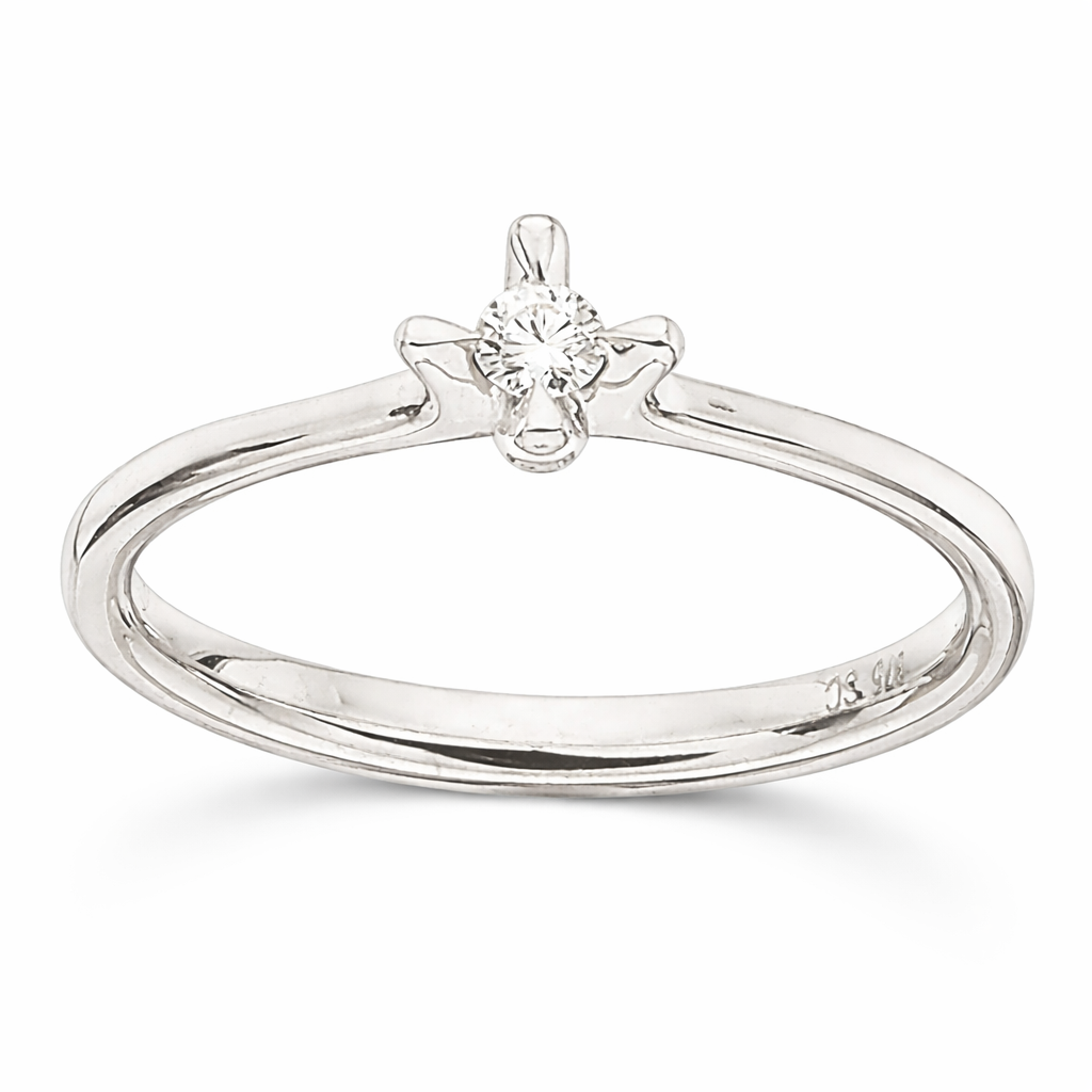 PRIMO AMORE RING 0,10 G-TW/P. 9 KT. HV.