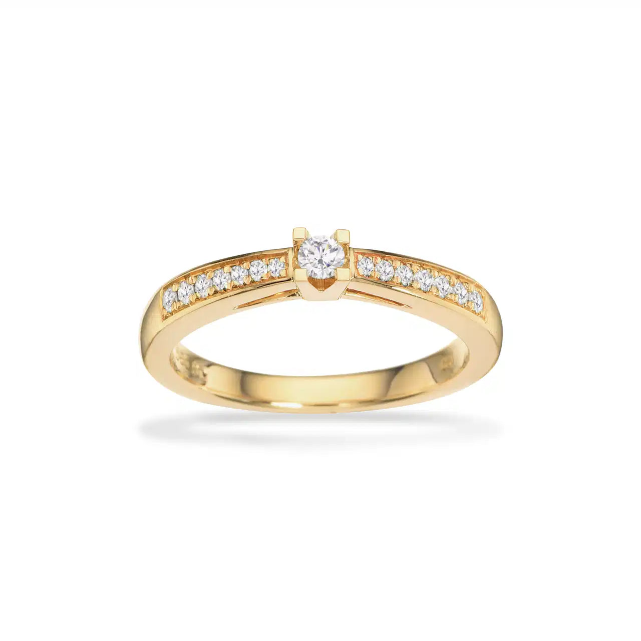 KLEOPATRA QUEEN RING 0,15 W/SI 14 KT