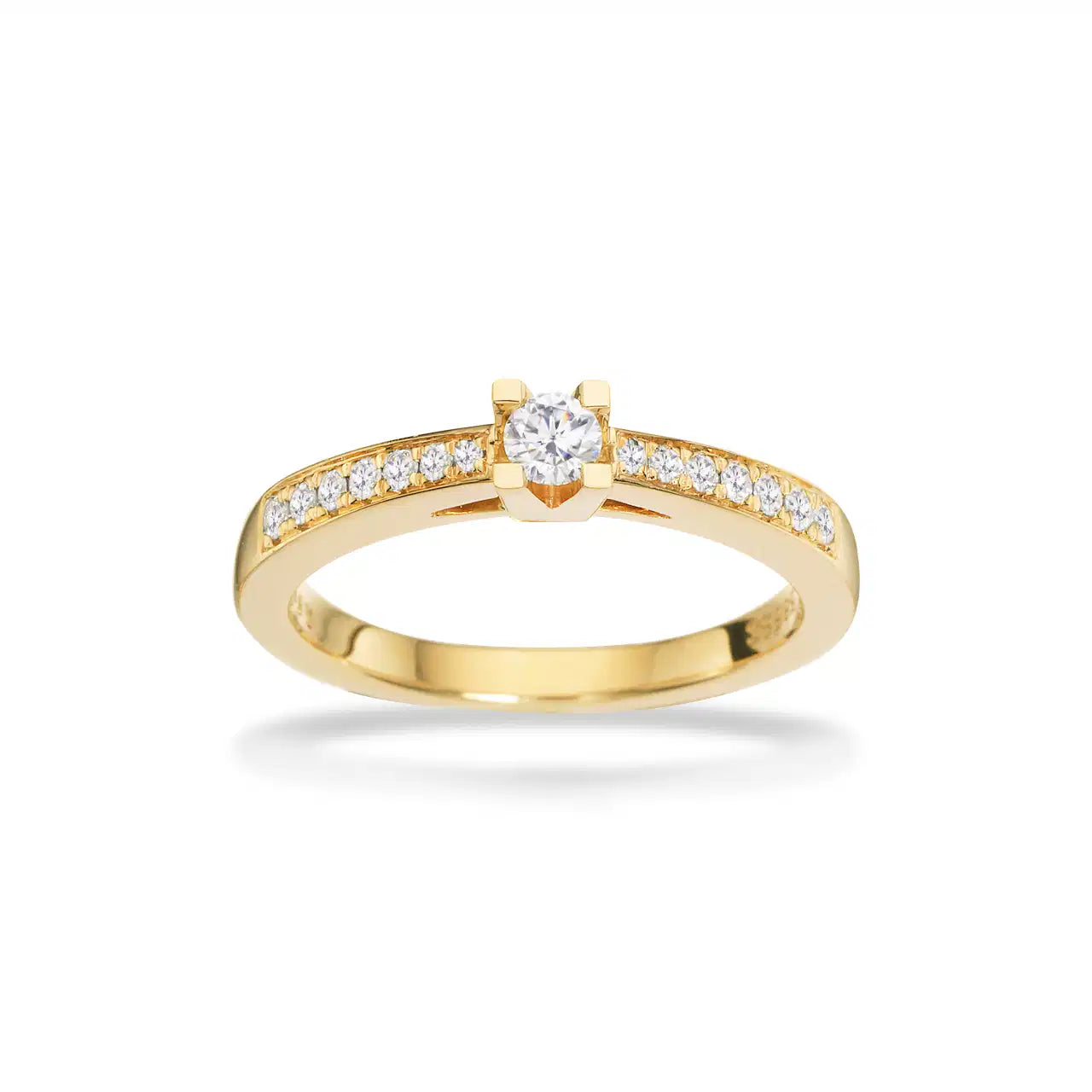 KLEOPATRA QUEEN RING 0,22 W/SI 14 KT