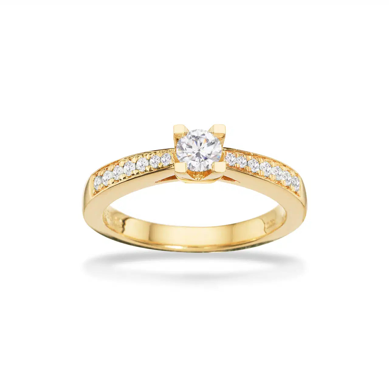 KLEOPATRA QUEEN RING 0,33 W/SI 14 KT